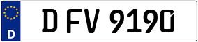 Truck License Plate